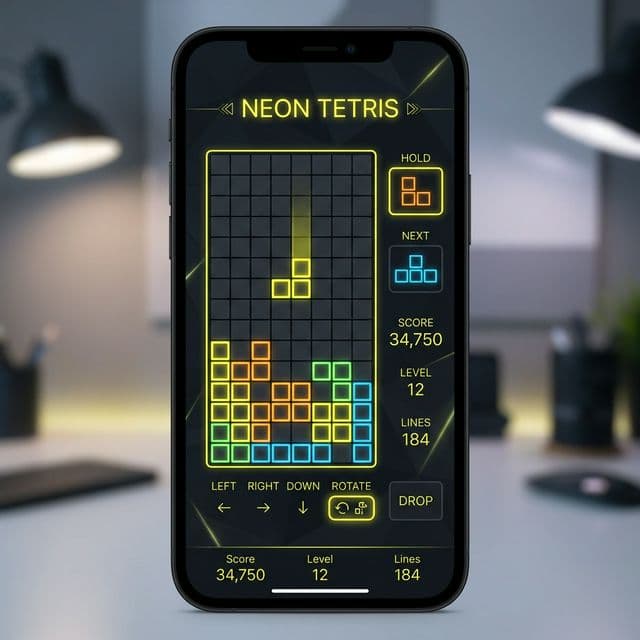 TETRIS MOBILE APP